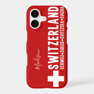 SWITZERLAND custom name phone cases