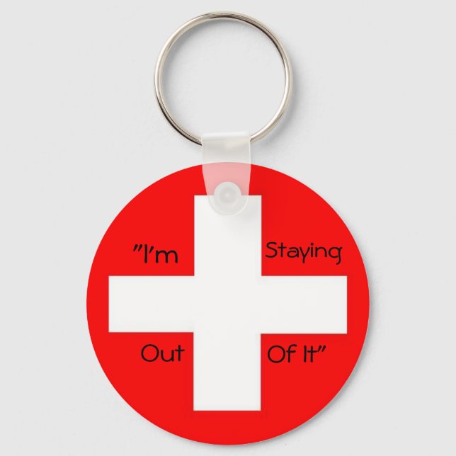 Switzerland - Customised Key Ring (Front)