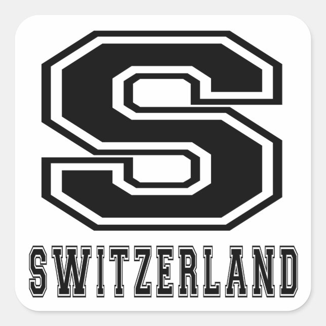 Switzerland Designs Square Sticker (Front)