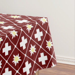 Switzerland Edelweiss pattern Tablecloth
