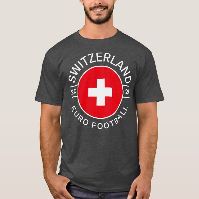 Switzerland Euro 2024 Design T-Shirt (Front)