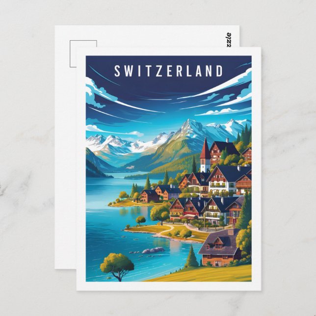 Switzerland Famous Travel Place Postcard (Front/Back)