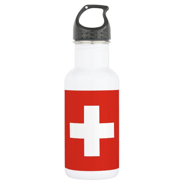 Switzerland Flag 532 Ml Water Bottle (Front)