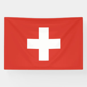 Switzerland Flag Banner