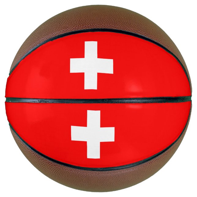Switzerland Flag Basketball (Front)