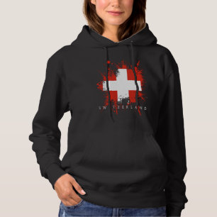 Switzerland Flag Bern Genf State Nationality Hoodie