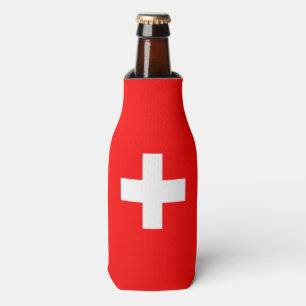 Switzerland Flag Bottle Cooler