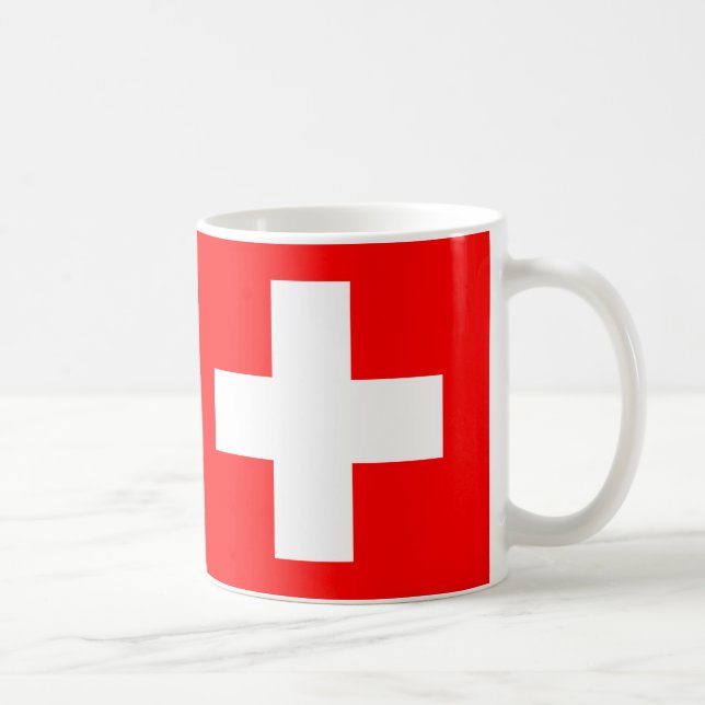  Switzerland Flag Ceramic Mug (Right)