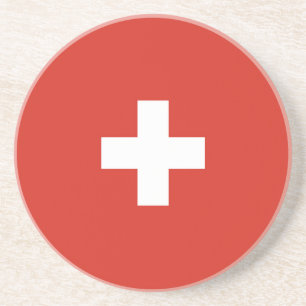 Switzerland flag coaster
