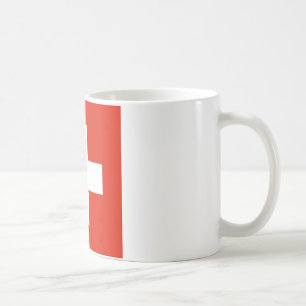 Switzerland flag coffee mug