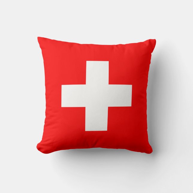 Switzerland Flag Cushion (Front)