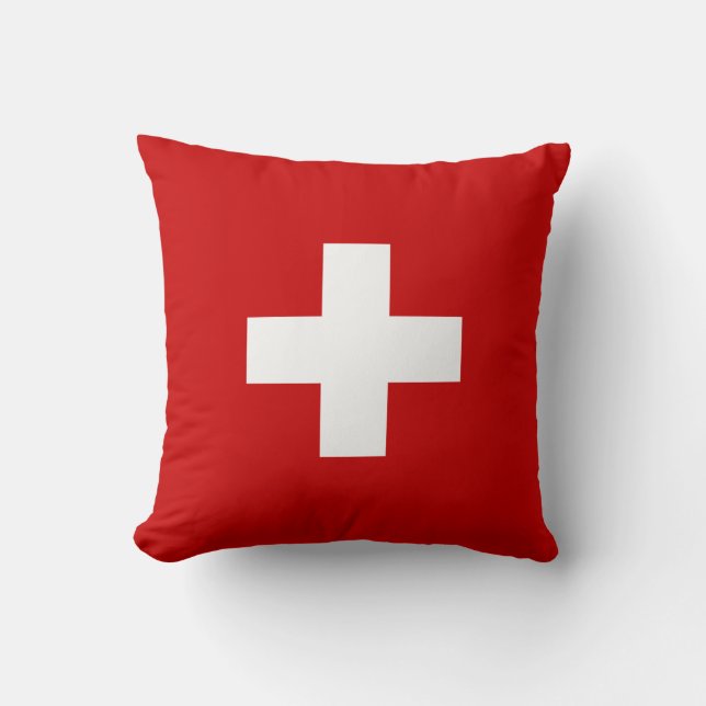 Switzerland flag cushion (Front)