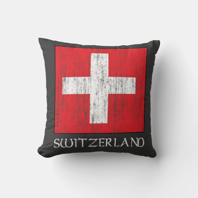 Switzerland Flag Cushion (Front)
