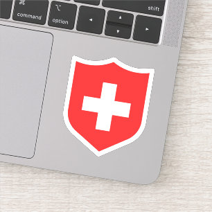 Switzerland Flag Emblem Patriotic Travel