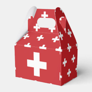 Switzerland Flag Favour Box