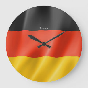 Switzerland flag for Round-Large-Wall-Clock Large Clock