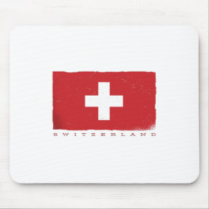 SWITZERLAND Flag For Swiss Lover Mouse Pad