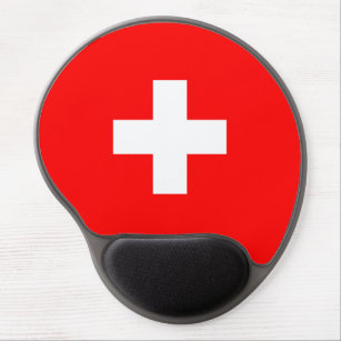 Switzerland Flag Gel Mouse Pad