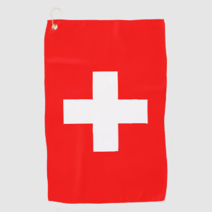 Switzerland Flag Golf Towel