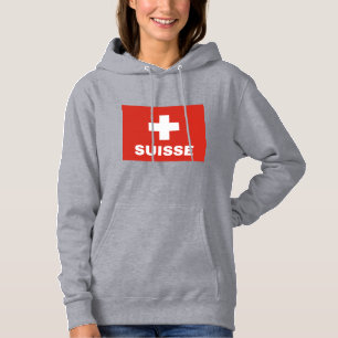 Switzerland Flag Hoodie