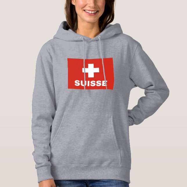 Switzerland Flag Hoodie (Front)
