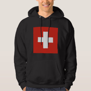 Switzerland flag hoodie