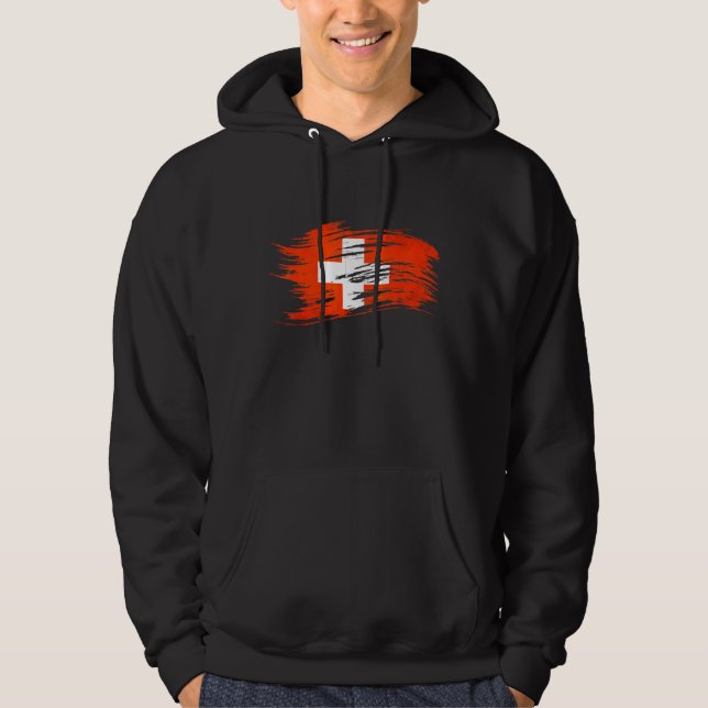 Switzerland Flag Hoodie (Front)
