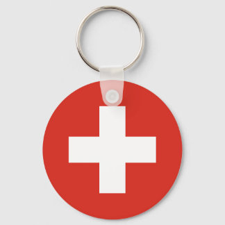 Switzerland Flag Key Ring
