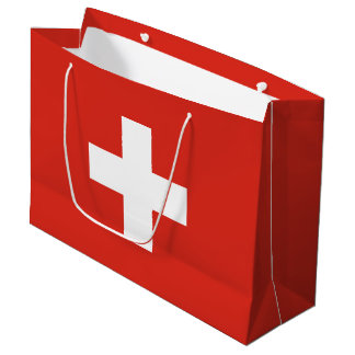 Switzerland Flag Large Gift Bag