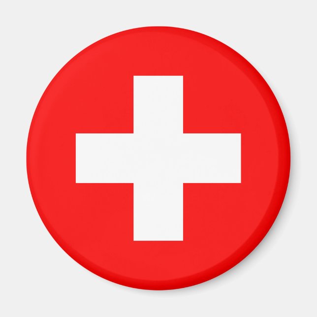 Switzerland Flag Magnet (Front)