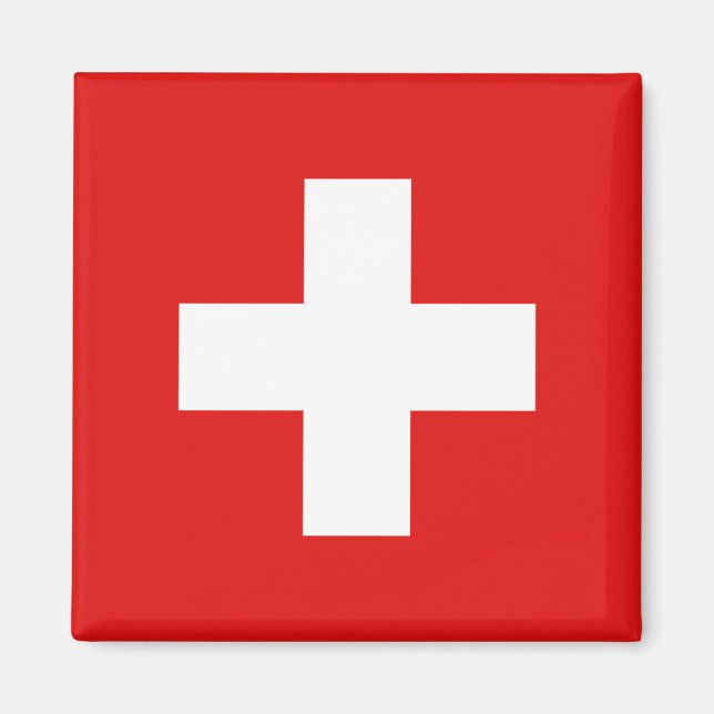 Switzerland Flag Magnet (Front)