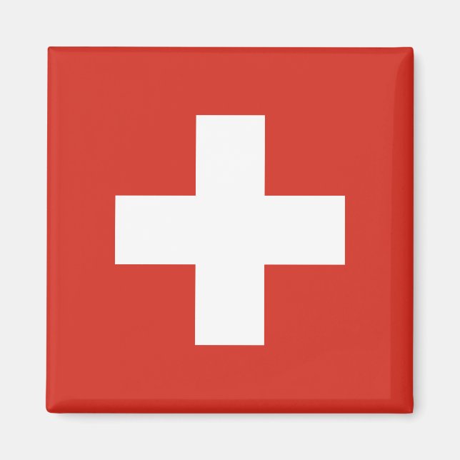 Switzerland Flag Magnet (Front)