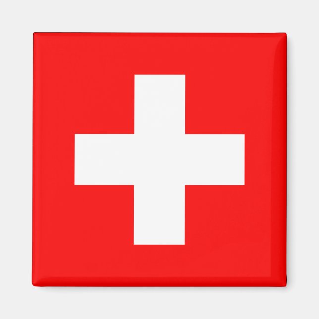 Switzerland Flag Magnet (Front)
