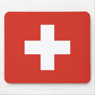 Switzerland Flag Mouse Pad