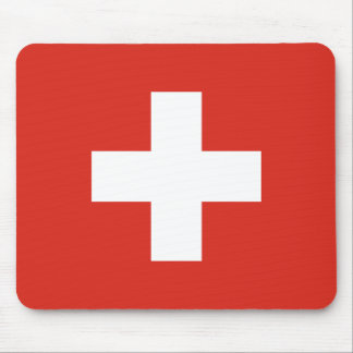 Switzerland Flag Mouse Pad