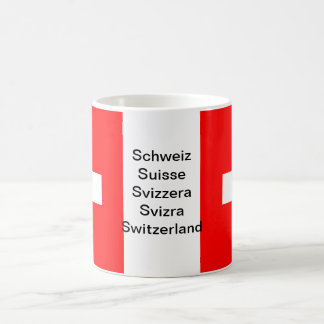 Switzerland flag mug