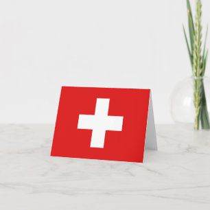 Switzerland Flag Notecard