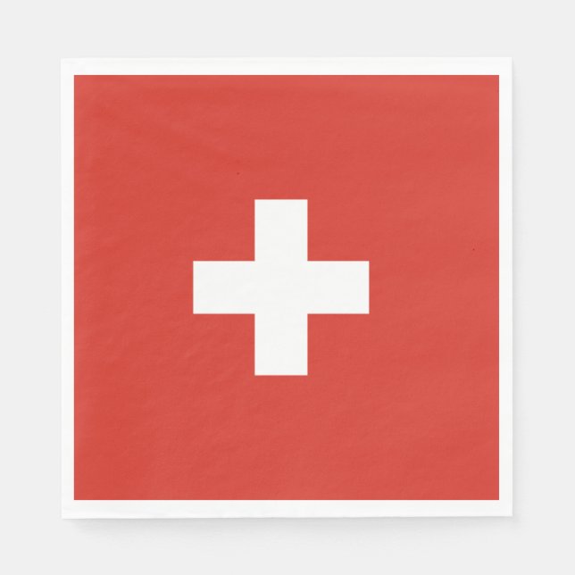 Switzerland flag Paper Napkin (Front)