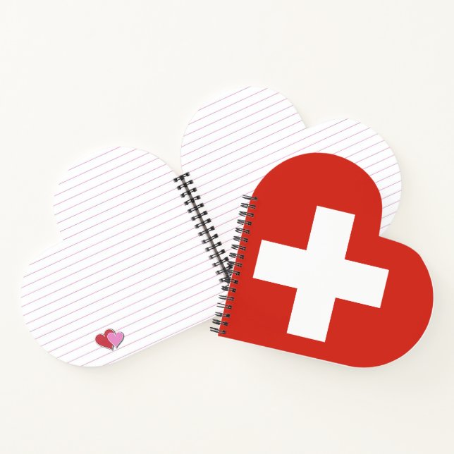 Switzerland flag phone case notebook (Inside)