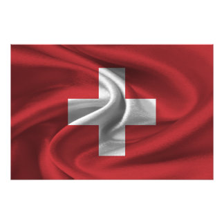 Switzerland Flag Photo Print