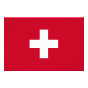 Switzerland Flag Photo Print