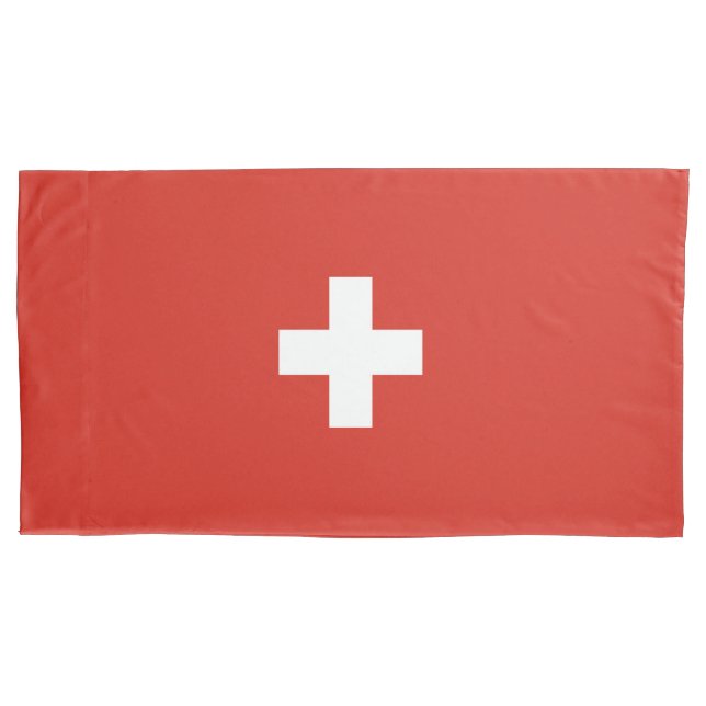 Switzerland flag pillowcase (Front)