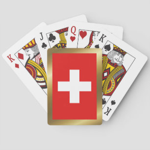 Switzerland Flag Playing Cards