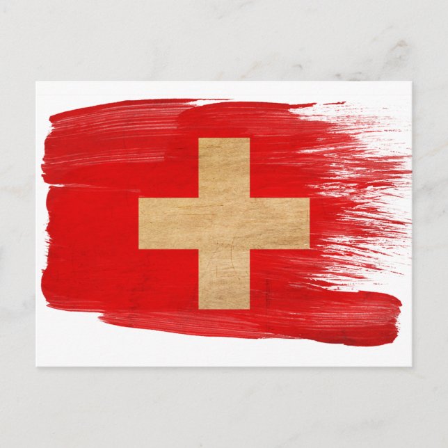 Switzerland Flag Postcards (Front)