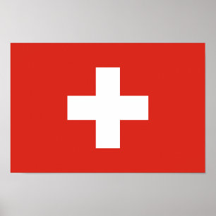 Switzerland Flag Poster