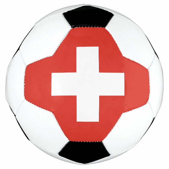 Switzerland Flag Soccer Ball (Front)