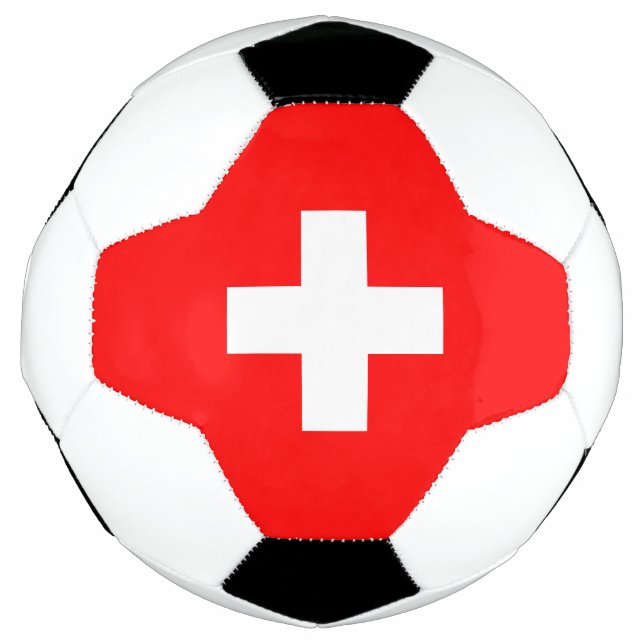 Switzerland Flag Soccer Ball (Front)