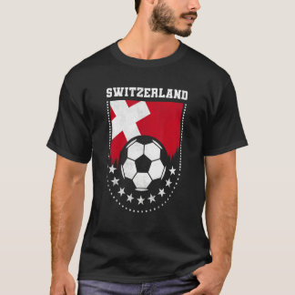 Switzerland Flag Soccer Fan T-Shirt