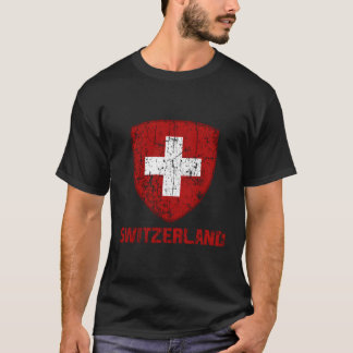 Switzerland Flag Swiss Pride International Country T-Shirt