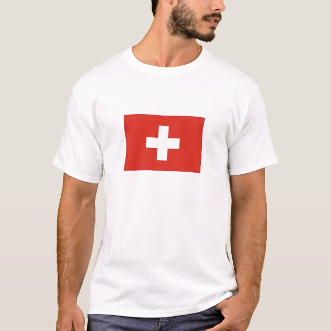 Switzerland Flag T-Shirt (Front)